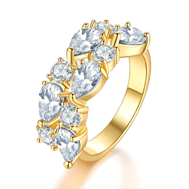 Wholesale Colored Crystal Zircon Ring